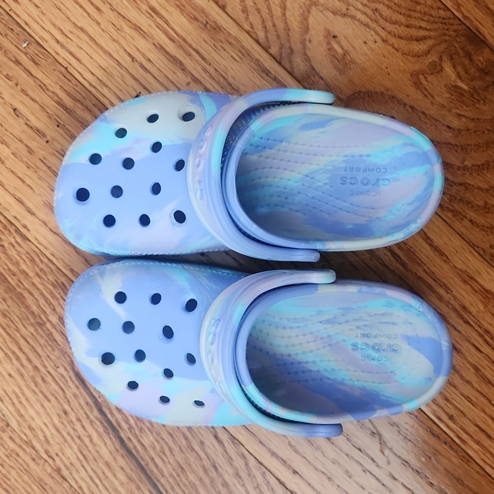 Purple Crocs